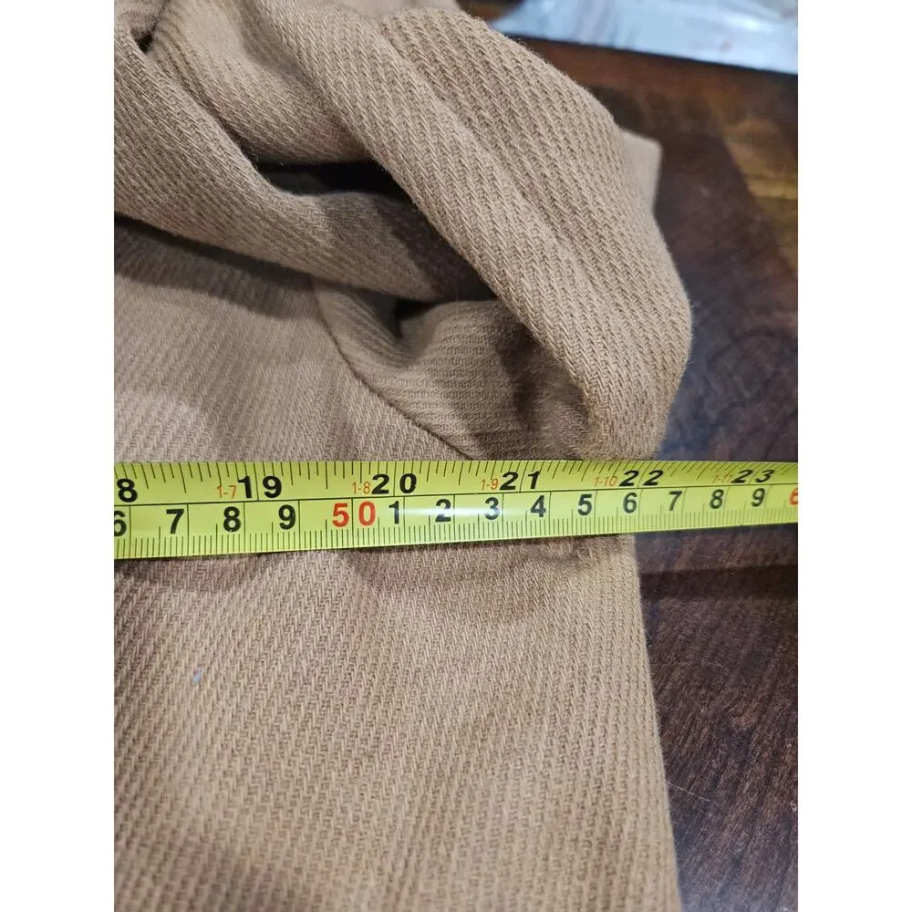 Vintage Robert Bruce Shelby Division Tan Wool Lined Shacket Button Front Men’s L